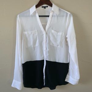 Express button down top